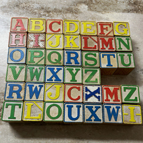 Playskool alphabet blocks - playskool,