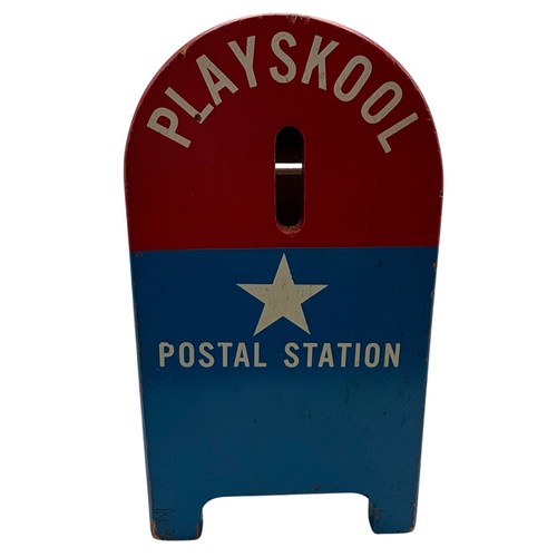 Vtg playskool postal station - postal,
