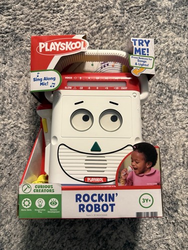 Nib playskool rockin robot - nib, rockin’