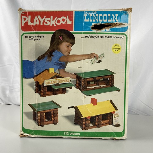 Playskool lincoln logs - logs, #887