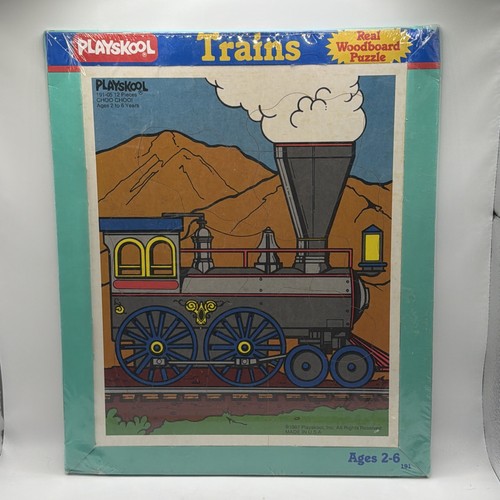 Playskool tray puzzle train - puzzle,
