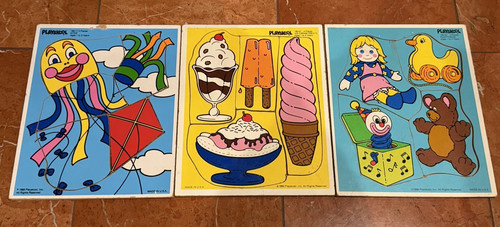 Playskool lot 1988 wood - 3,