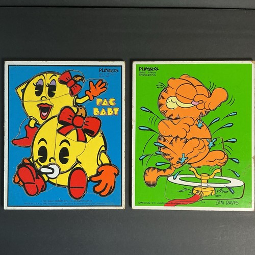 Playskool wooden puzzles lot - playskool,