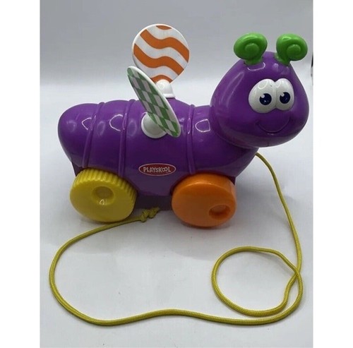 Vintage playskool purple pull - playskool,