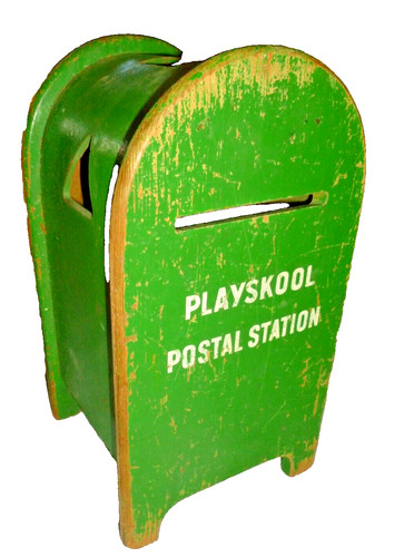 Vintage 1950 playskool - 1950's, green